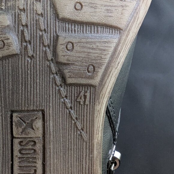 Pikolinos Black Leather Ankle Booties – Size 41 (10 US) - Picture 6 of 8